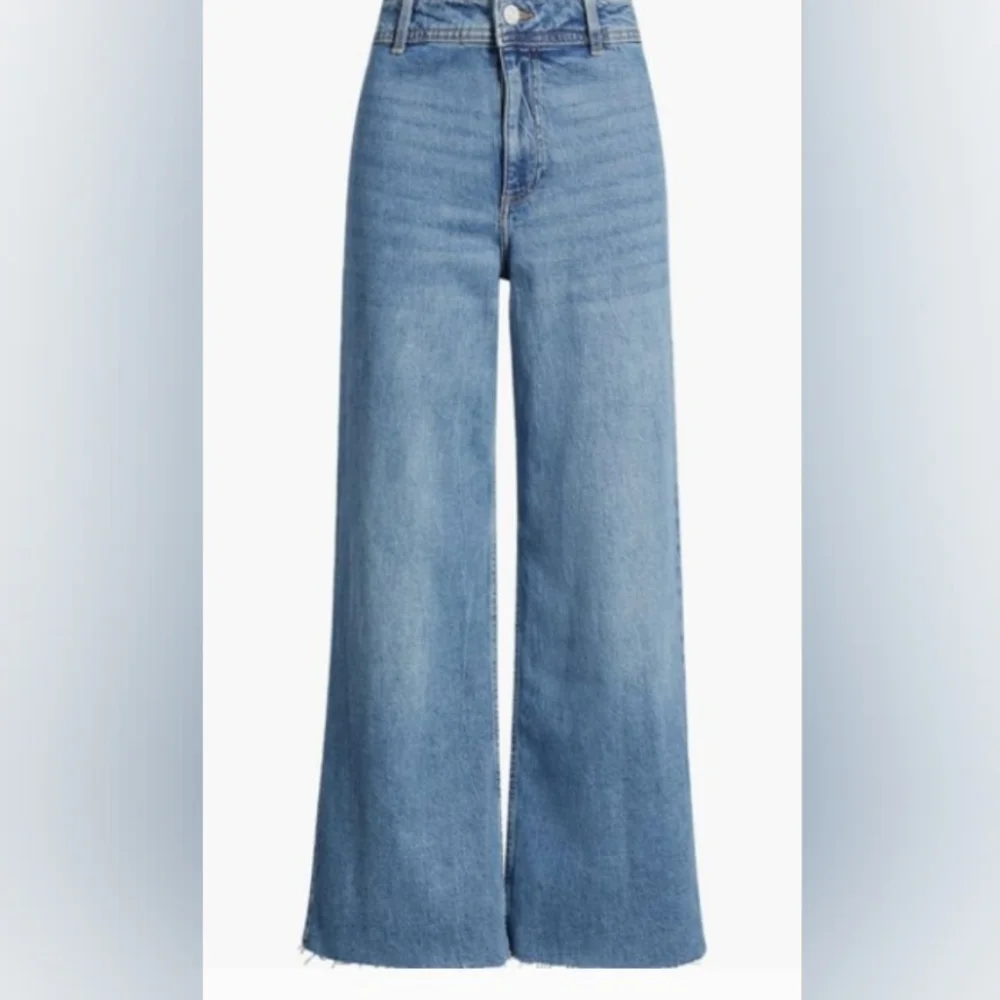 Mango Catherine Light Blue Flare Jeans Size 2 - Picture 5 of 12